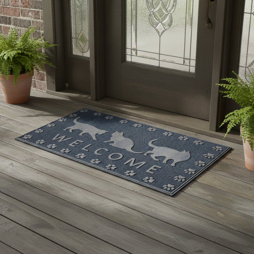 Cats-Welcome-Rubber-Doormat